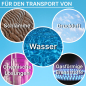 Preview: PP Klemmkupplungen Infografik: Zeigt auf welche Stoffe durch die Klemmkupplungen transportiert werden können (Auch in der Beschreibung zu finden)