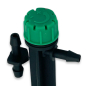 Preview: 4/6 einstellbarer Tropfer 0-40 l/h mit integriertem Erdspieß und 4mm Steckanschluss
