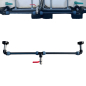 Preview: IBC 3/4" Verbindungsset für 2 Container NEBENEINANDER, ohne Schwanenhals