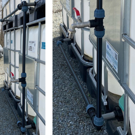 IBC 3/4" Verbindungsset für 4 Container