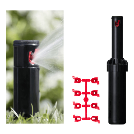 Hunter Rasenbewässerung Komplettset – Unterirdisches Versenkregner System für 100–200 m² Gartenfläche