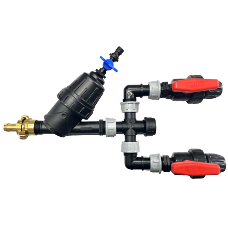 Anschluss und Filtereinheit für Hunter Bewässerungsset 200m²