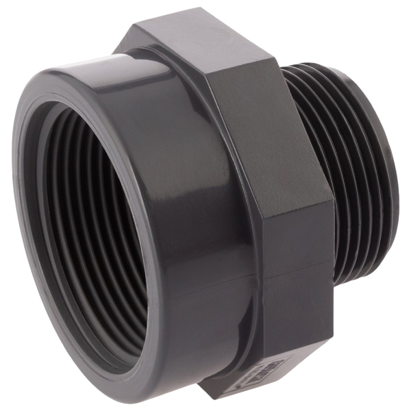 PVC Übergangsmuffennippel IG x AG