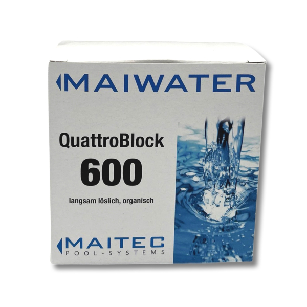 Chlor Quattro Block 600 für Schwimmbecken mit bis zu 50m³