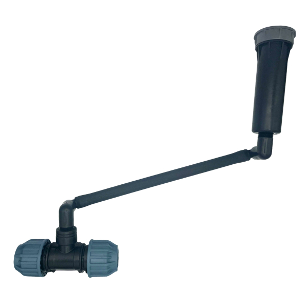 Hunter MP Rotator Montageeinheit – PROS-04 Versenkgehäuse mit DVGW Klemm-T-Stück & Swing Joint (15/30 cm)