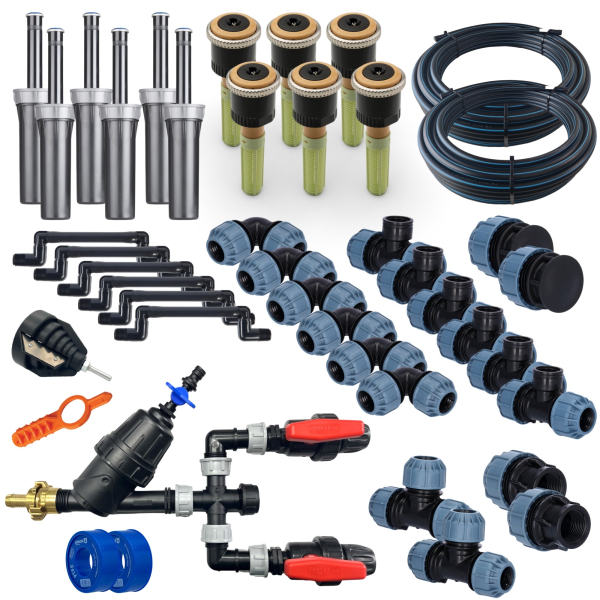 Hunter MP Rotator Rasenbewässerung Komplettset - Unterirdisches Versenkregner System